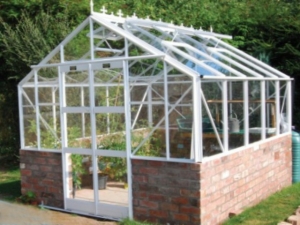 Aluminium Featured Dwarf Wall  Greenhouses